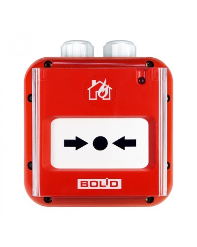 Извещатель пожарный ручной адресный Болид ИПР 513-3АМ исп.01 IP67 в Ижевске Охранно-пожарное оборудование Pintop.ru