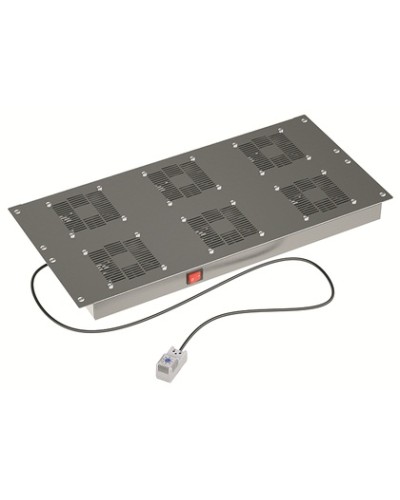 Потолочный вентиляторный модуль, с термостатом 4 вент. для крыши Ш= 600мм DKC R5VSIT6004FT в Ижевске Вентиляторные модули Pintop.ru