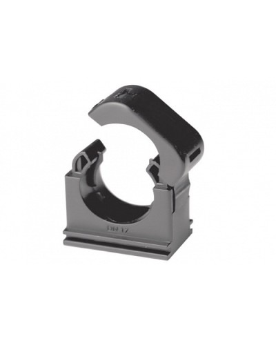 Держатель с крышкой DN 10 мм, полиамид, цвет чёрный DKC PASW10N в Ижевске Держатели, клипсы, скобы Pintop.ru