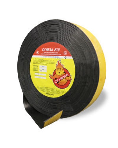 Лента термоуплотнительная Огнеза ОГНЕЗА-ЛТУ 2*50 мм., рулон 25 пог.м. в Ижевске Дополнительное оборудование пожаротушения Pintop.ru