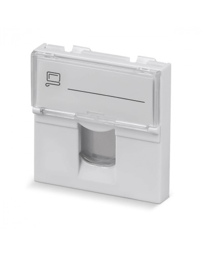 Вставка 45x45 (Mosaic) для 1 модуля формата Keystone Jack (арт.078604) Cabeus (FP-L-45-1M) в Ижевске Модули Keystone Pintop.ru