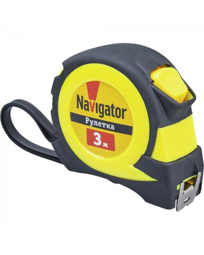 Рулетка Navigator 80 259 NMT-Ru02-A-3-16 (автостоп, 3 м*16 мм) в Ижевске Аксессуары для кабель-канала Pintop.ru