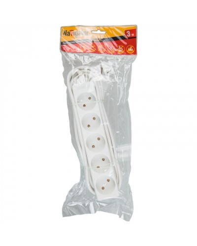 Удлинитель Navigator 71 553 NPE-S-05-300-X-2x0.75б/з 5 гн. 3м в Ижевске Блоки розеток Pintop.ru