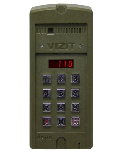 Блок вызова Vizit БВД-SM110RCP в Ижевске Блоки вызова многоабонентные Pintop.ru