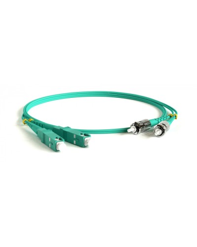 Патч-корд волоконно-оптический Hyperline FC-D2-503-FC/PR-ST/PR-H-3M-LSZH-AQ в Ижевске Патч-корды оптические Pintop.ru