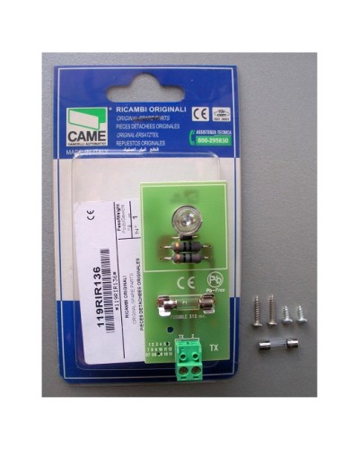 Плата TX DIR Came 119RIR136 в Ижевске Запчасти для шлагбаумов и автоматики Pintop.ru