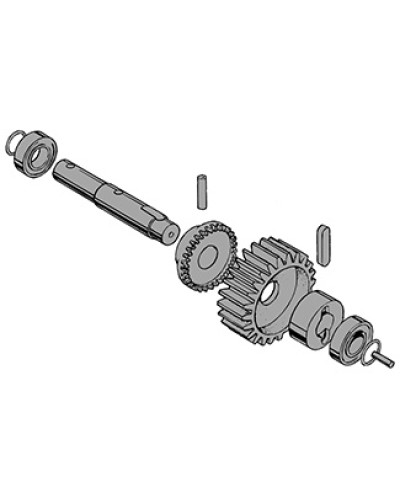 Вал в сборе C-BY Came 119RIC031 в Ижевске Запчасти для шлагбаумов и автоматики Pintop.ru