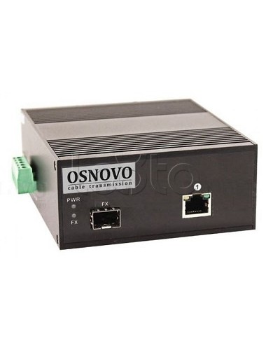 Промышленный компактный медиаконвертер OSNOVO OMC-1000-11BX-I в Ижевске Медиаконвертеры Pintop.ru