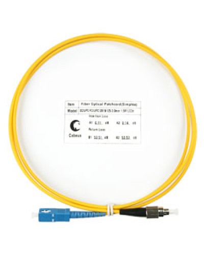 Шнур оптический simplex SC-FC 9/125 SM 1.5 м LSZH в Ижевске Патч-корды оптические Pintop.ru