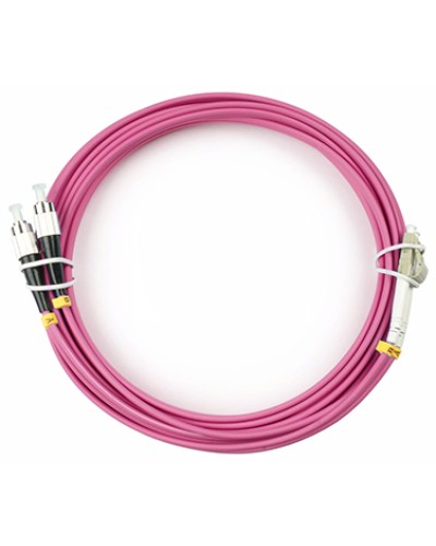 Шнур оптический duplex LC-FC 50/125 mm OM4 5м LSZH Cabeus FOP-50-OM4-LC-FC-5m в Ижевске Патч-корды оптические Pintop.ru