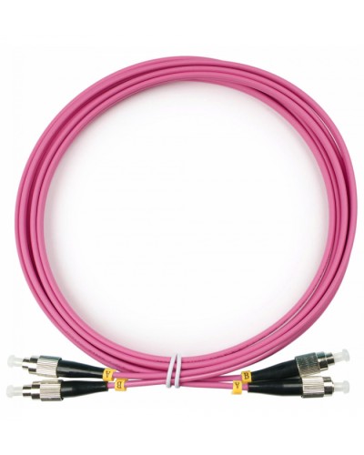 Шнур оптический duplex FC-FC 50/125 mm OM4 2м LSZH в Ижевске Патч-корды оптические Pintop.ru