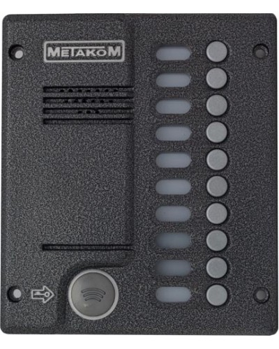 Блок вызова домофона Метаком MК10.2-MFEV в Ижевске Вызывные видеопанели малоабонентные Pintop.ru