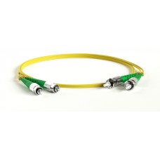 Патч-корд волоконно-оптический Hyperline FC-D2-9-ST/AR-ST/AR-H-1M-LSZH-YL