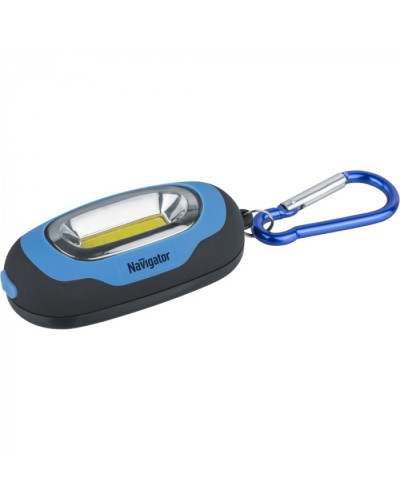 Фонарь Navigator 93 659 NPT-KC07-B-2CR2032 брелок пласт.1COB LED(1Вт) 3 реж.син в Ижевске Дополнительное оборудование для СКУД Pintop.ru