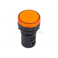 Лампа AD22DS(LED)матрица d22мм желтый 24В AC/DCIEK (BLS10-ADDS-024-K05)