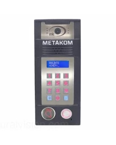 Многоабонентый антивандальный блок вызова со встроенной гибридной видеокамерой Метаком MК2018-TMRFGVH в Ижевске Блоки вызова многоабонентные Pintop.ru