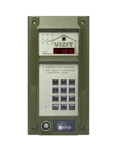 Блок вызова домофона Vizit БВД-N101RTCP в Ижевске Блоки вызова многоабонентные Pintop.ru
