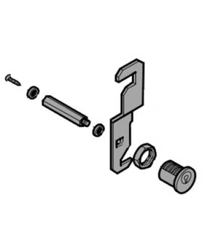 Замок дверцы G4040 Came 119RIG411 в Ижевске Запчасти для шлагбаумов и автоматики Pintop.ru