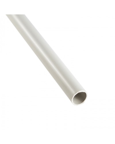 Труба ПНД гладкая тяжелая, без галогена, цвет серый, диам. 16мм (3м) Экопласт (23016HF-GR-3) в Ижевске Гладкая труба Pintop.ru