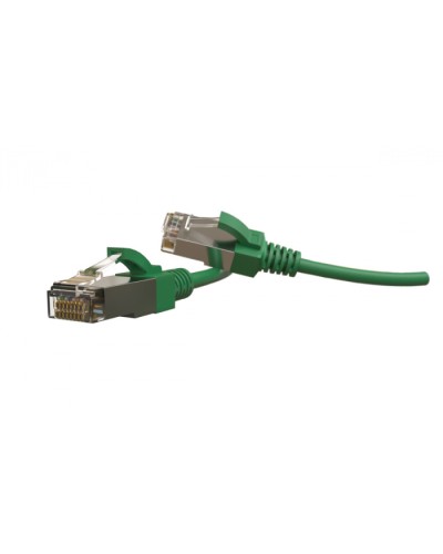 Патч-корд S/FTP Hyperline (PC-LPT-SFTP-RJ45-RJ45-C6-3M-LSZH-GN) в Ижевске Патчкорды (медные) Pintop.ru