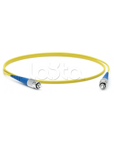 Патч-корд волоконно-оптический SM 9/125 (OS2), FC/UPC-FC/UPC, simplex, LSZH, 10 м Hyperline FC-S2-9-FC/UR-FC/UR-H-10M-LSZH-YL в Ижевске Патч-корды оптические Pintop.ru