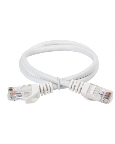 ITK Коммутационный шнур (патч-корд) кат.5Е UTP 5м белый (PC08-C5EU-5M) в Ижевске Патч-корды и пигтейлы Pintop.ru