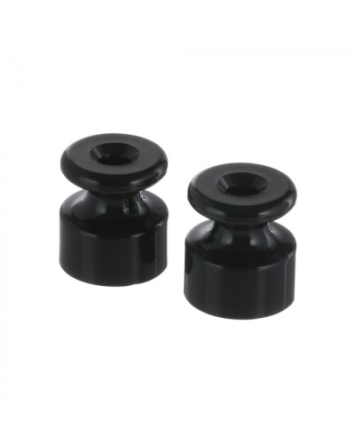 Фиксатор кабеля (изолятор)для внешней проводки кабеля (черный) LK Vintage (5шт) (888308-5) в Ижевске Держатели, клипсы, скобы Pintop.ru