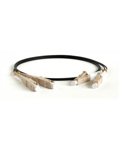 Патч-корд волоконно-оптический Hyperline FC-D2-50-SC/PR-SC/PR-H-25M-LSZH-BK в Ижевске Патч-корды оптические Pintop.ru