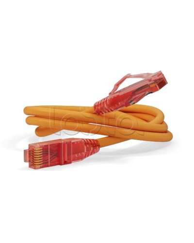 Патч-корд U/UTP Hyperline PC-LPM-UTP-RJ45-RJ45-C5e-0.5M-LSZH-OR в Ижевске Патчкорды (медные) Pintop.ru
