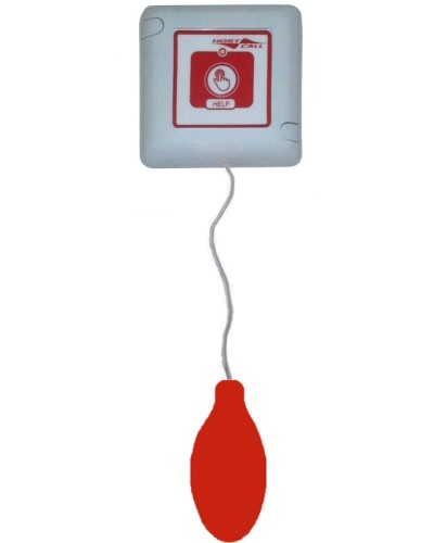 Пневмокнопка вызова влагозащищенная со шнуром Hostcall MP-435W2 в Ижевске Система оповещения и трансляции Hostcall Pintop.ru