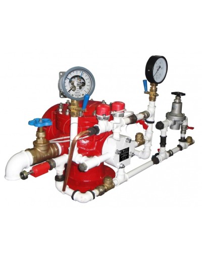 Узел управления спринклерный воздушный в комплекте с акселератором Спецавтоматика УУ-С100/1,6В3-ВФ.О4-01 в Ижевске Устройства пуска водяного пожаротушения Pintop.ru