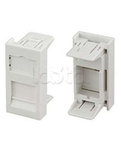 Вставка для 1 модуля формата Keystone Jack Hyperline SIP2-1K-M45-22.5 в Ижевске Модули Keystone Pintop.ru