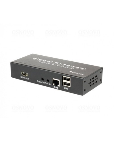 Дополнительный приёмник для комплекта передачи HDMI по сети Ethernet OSNOVO RLN-HiKMDA2 в Ижевске Видеоусилители, Модуляторы, Делители Pintop.ru