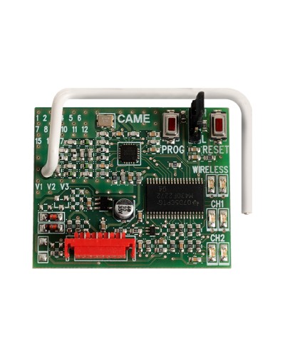 Встраиваемая плата радиоканала для беспроводных устройств системы RIO v2.0 Came RIOCN8WS в Ижевске Устройства радиоуправления для шлагбаумов и автоматики Pintop.ru