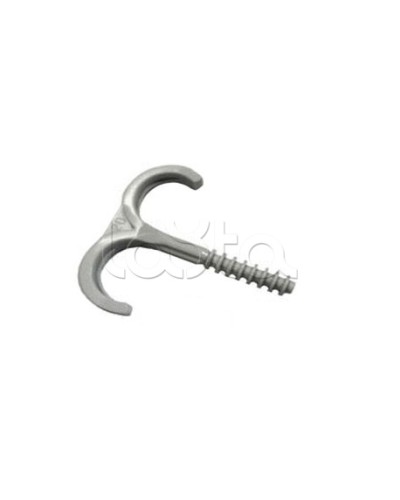 Держатель (клипса) F типа двойнаядля труб D16-20 мм Экопласт 41826 в Ижевске Держатели, клипсы, скобы Pintop.ru