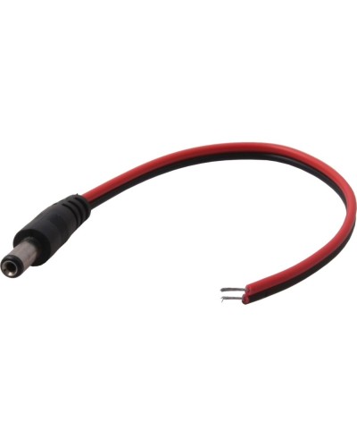 Разъем питания DC штекер 2,5х5,5мм с проводом 20 см REXANT 14-0324 в Ижевске Коннекторы и разъемы Pintop.ru