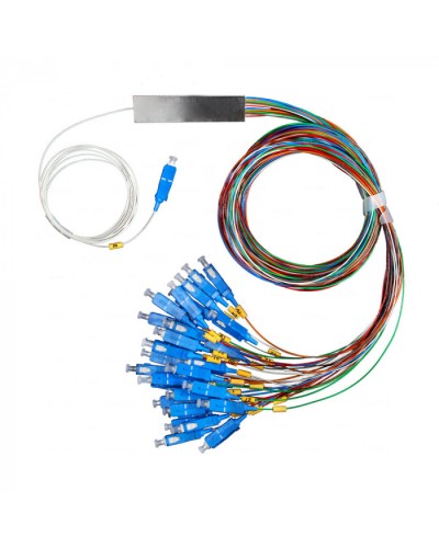 Разветвитель план 1х8 окон SC/UPC 9/125 вывод 1,5м буфер 0.9мм 1260/1650 Cabeus (FCT-PLC-1/8-9-SC/U-1.5-0.9) в Ижевске Оптические разветвители (сплиттеры) Pintop.ru