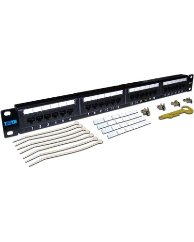 Патч-панель 1U, 24 порта, UTP TWT TWT-PP24UTP/6 в Ижевске Патч панель Pintop.ru