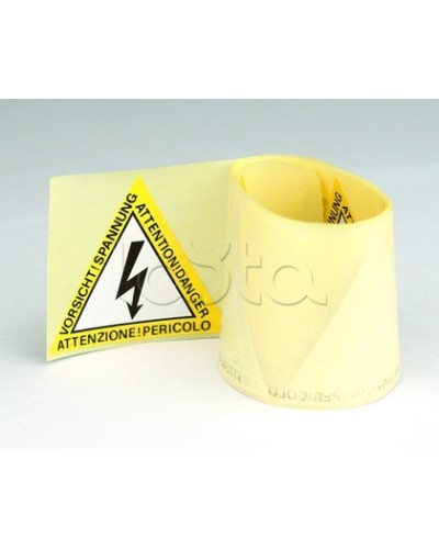 Предупреждающая табличка 60мм DKC ZTA001 в Ижевске Аксессуары для лотков Pintop.ru