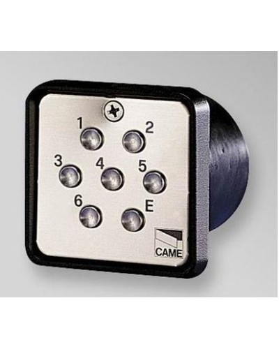 Клавиатура кодонаборная 7-кнопочная, встраиваемая Came 001S6000 в Ижевске Запчасти для шлагбаумов и автоматики Pintop.ru