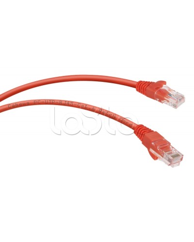Патч-корд UTP, категория 6, 2 м, неэкранированный, красный Cabeus PC-UTP-RJ45-Cat.6-2m-RD в Ижевске Патчкорды (медные) Pintop.ru