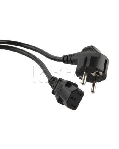 Кабель питания 10 м Hyperline PWC-IEC13-SHM-10-BK в Ижевске Патч-корды и пигтейлы Pintop.ru