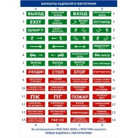 Оповещатель полусферическое световое табло со встроенной звуковой сиреной,наружнее исполнение Электротехника и Автоматика ЛЮКС-12-К НИ "Влево Е04"