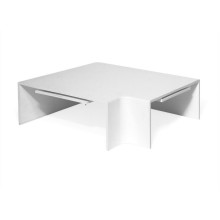 Угол плоский 100х27 TWT TWT-CT100x27-FC-WH