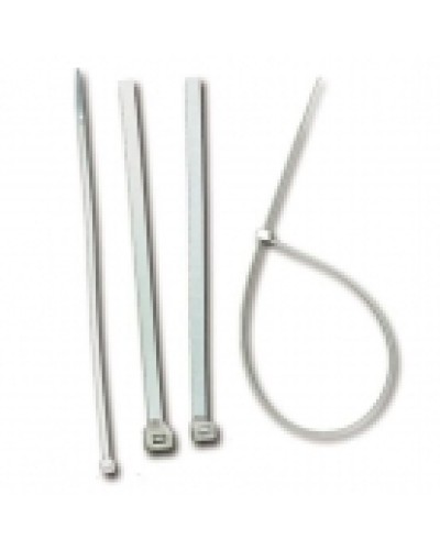 Стяжка пластиковая нейлоновая с площадкой для маркировки 3,6х205мм, белая (100шт.уп) TWT-CVM-205 в Ижевске Стяжки-хомуты Pintop.ru