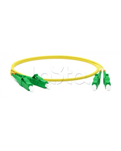 Патч-корд волоконно-оптический Hyperline FC-D2-9-LC/AR-LC/AR-H-3M-LSZH-YL в Ижевске Патч-корды оптические Pintop.ru