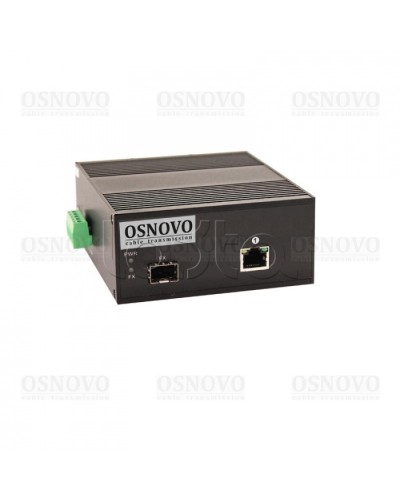 Медиаконвертер Gigabit Ethernet с поддержкой PoE OSNOVO OMC-1000-11HX/I в Ижевске Медиаконвертеры Pintop.ru