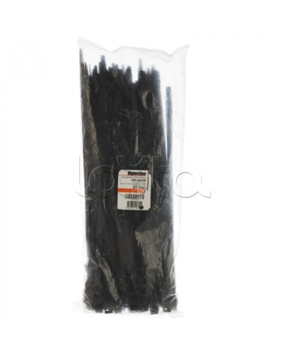 Хомут-стяжка нейлоновый, неоткрывающийся, погодостойкий 360x8.6 мм Hyperline GTN-360HDB (100 шт/уп) в Ижевске Стяжки-хомуты Pintop.ru