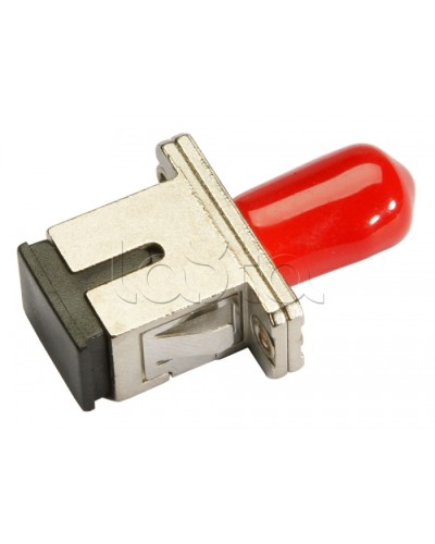 Соединитель проходной ST-SC, MM(для многомодового кабеля), simplex Cabeus ST-SC-MM в Ижевске Проходные адаптеры и розетки оптические Pintop.ru