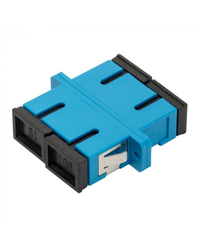 Адаптер оптический SC, SM, дуплексный LANMASTER (LAN-2SC-AM-SM) в Ижевске Проходные адаптеры и розетки оптические Pintop.ru